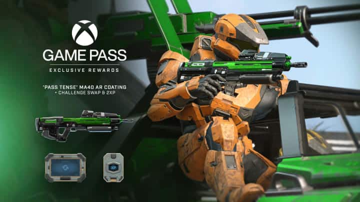 Xbox Game Pass Ultimate subscribers can get an exclusive Halo Infinite multiplayer cosmetic bundle as a perk this month.