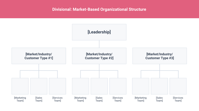 types of organizational structures: market-based