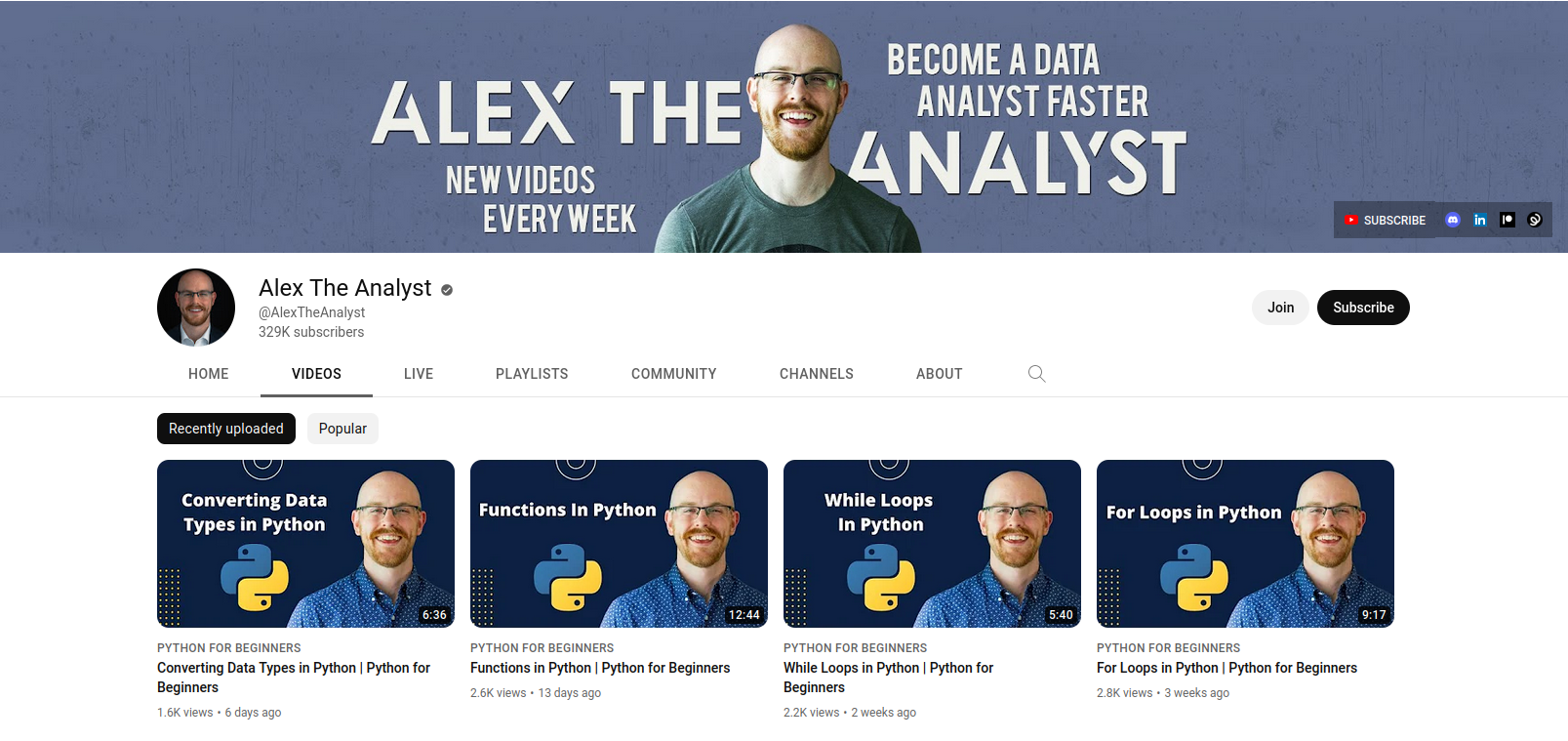 Alex The Analyst