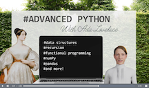 an avatar teaching an online course