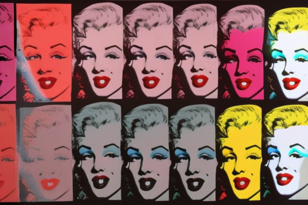 Andy Warhol Marilyn Monroe Stability AI