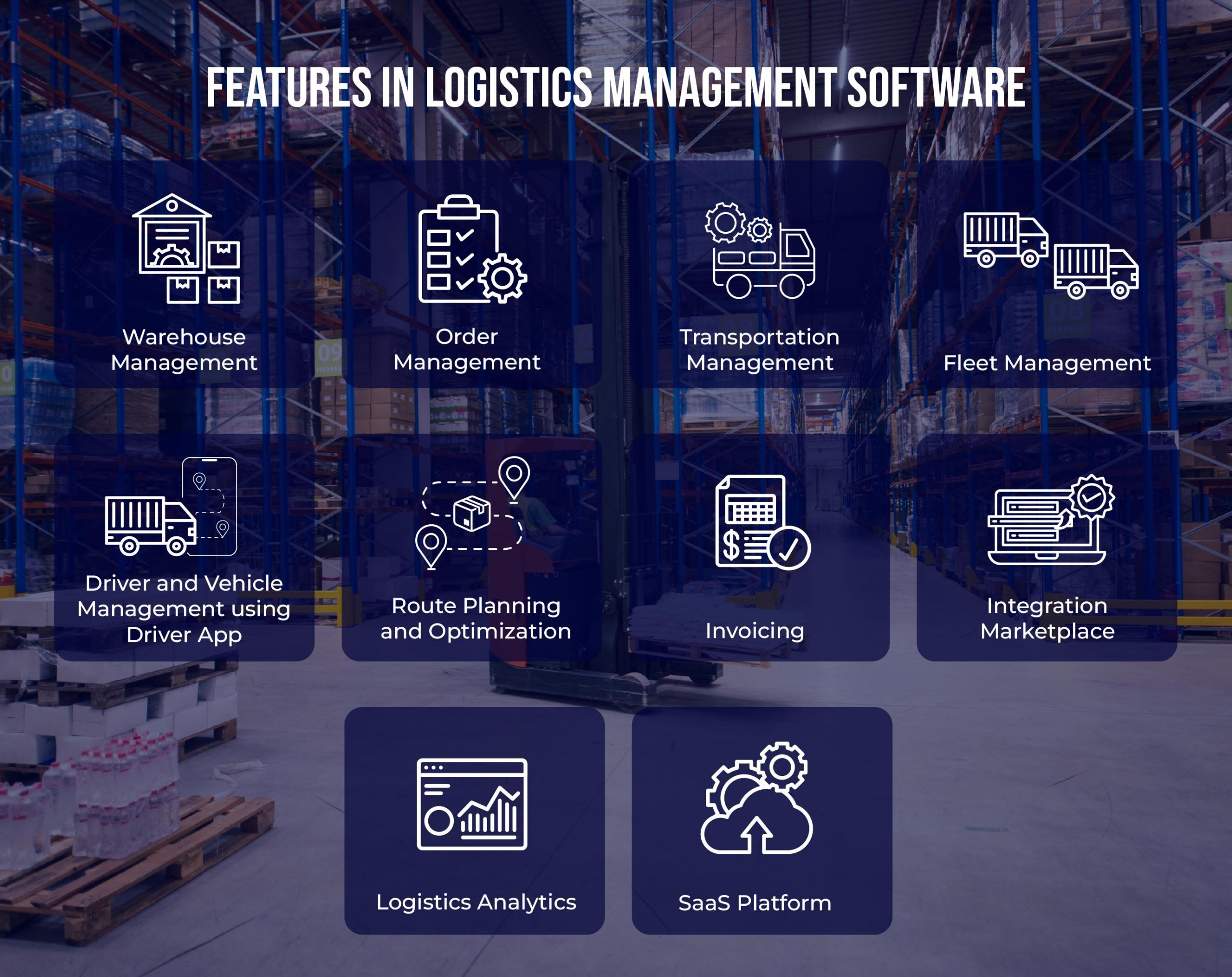 Funcionalidades do melhor software de gestão logística
