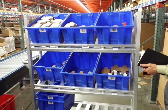 Warehouse Picking Carts - Inventory Packaging