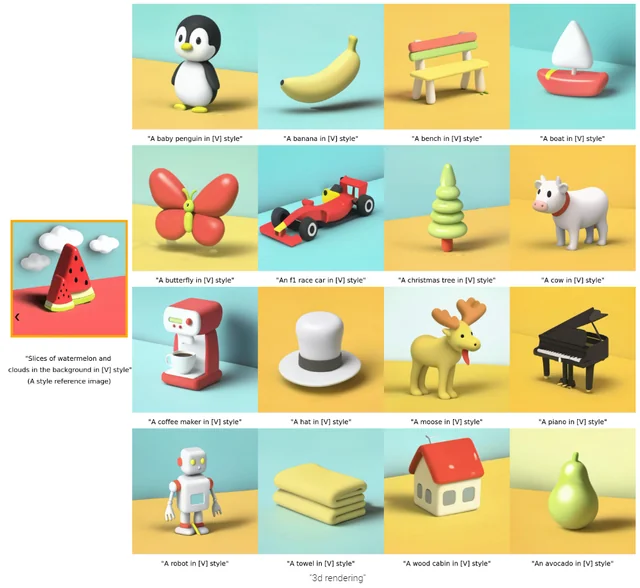 Google StyleDrop helps designers create images of various types and custom styles.