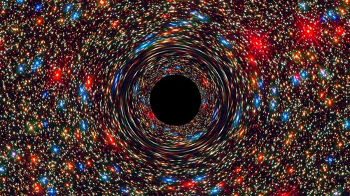 Astronomer upptäcker det äldsta svarta hålet som någonsin observerats, och det festar