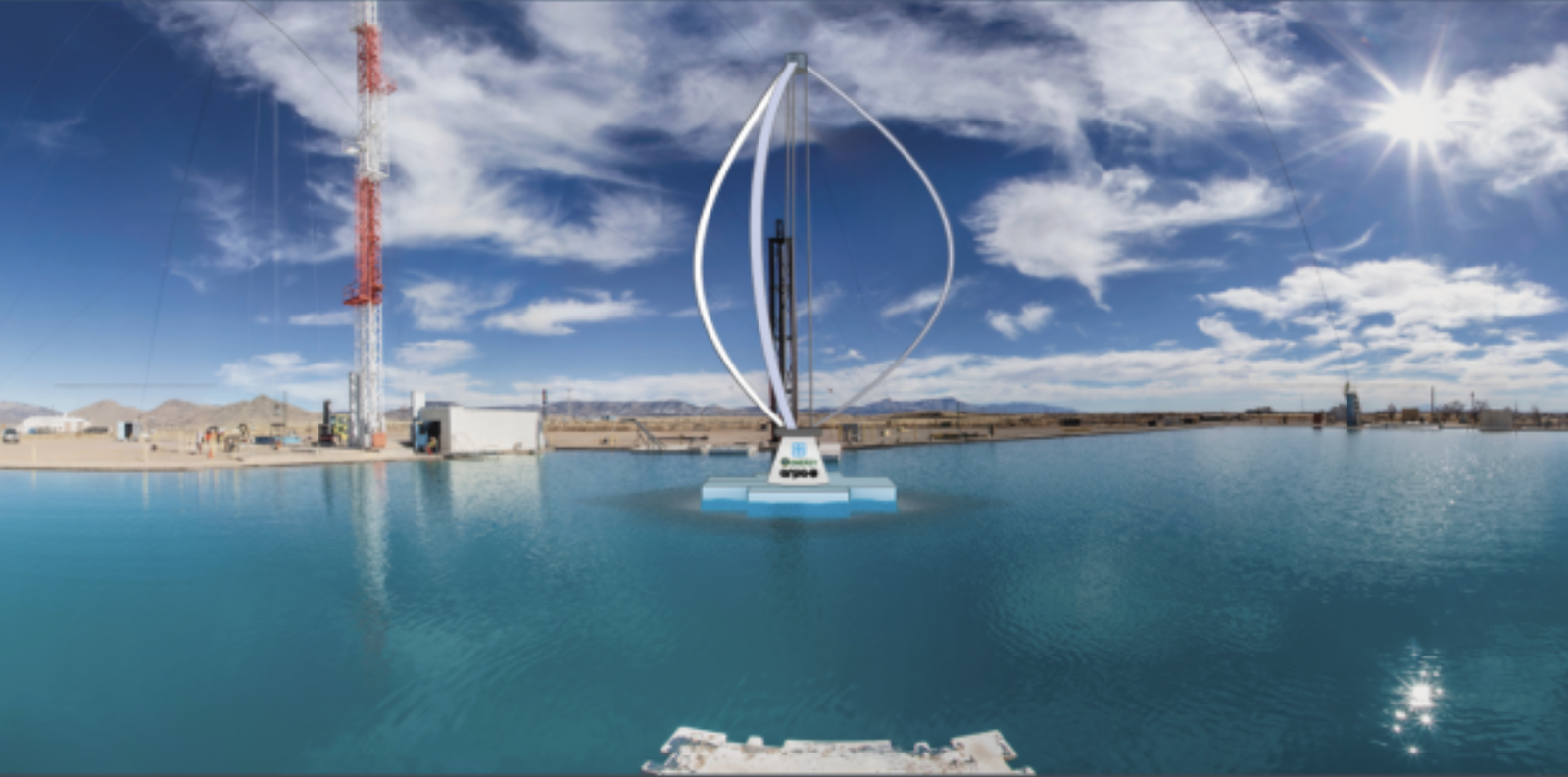 Øyeblikkelig flytende offshore vindturbin: Bare fjern tårnet