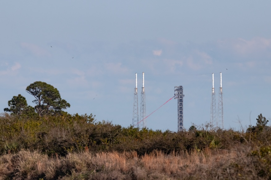 SpaceX testează un nou sistem de evacuare în caz de urgență pentru a certifica pad 40 la Cape Canaveral pentru misiunile de astronauți