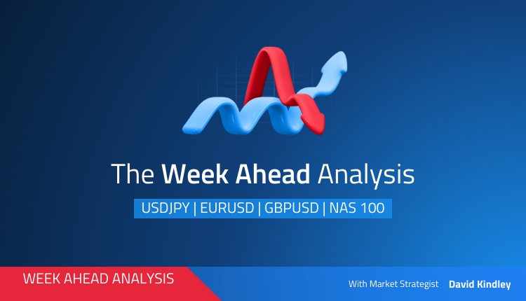 The Week Ahead Report: USDJPY, EURUSD, GBPUSD, NASDAQ 100 scrutinized amid Fed disruption