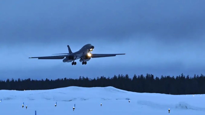 U.S. B-1B Bombers Arrive In Sweden For Bomber Task Force 24-2