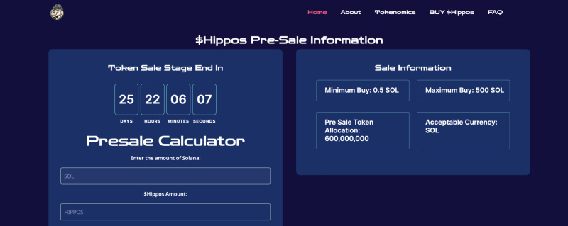 Hipposol, A Solana-based Memecoin Announces $Hippos Token Presale Round - Tech Startups