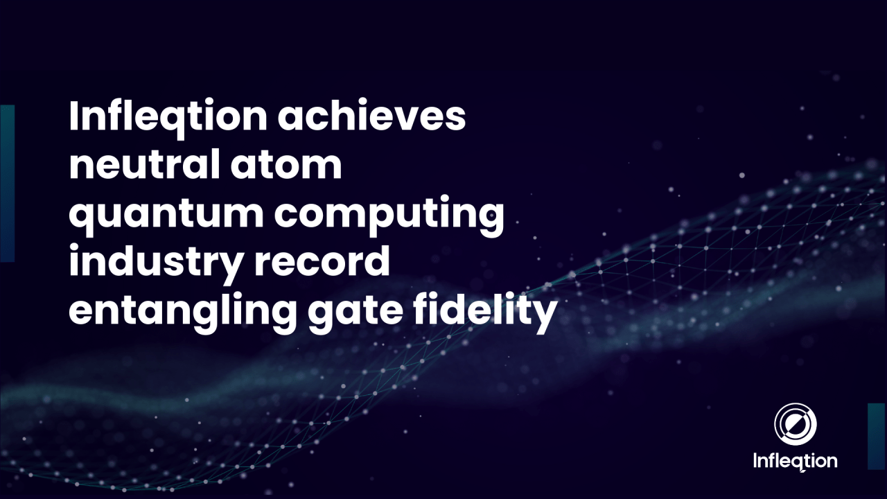 Az Infleqtion Sqorpius programja magas szintű összefonódási kapu hűséget ért el kvantumszámítási platformján, ami az Infleqtion új rekordja.