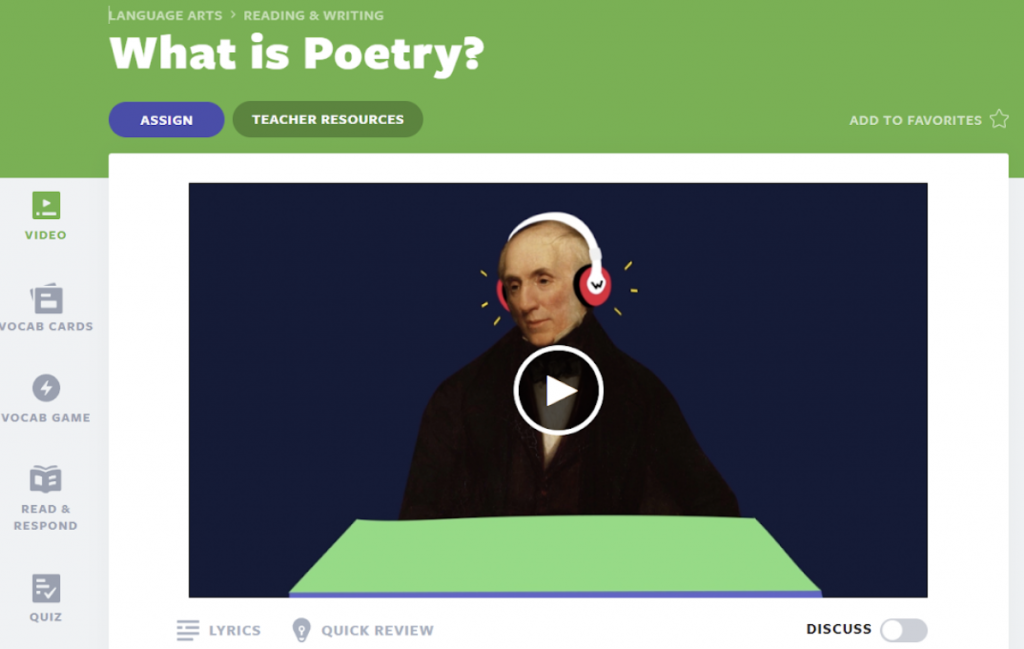 Hva er poesi hip-hop video leksjon for å undervise i poesi måned
