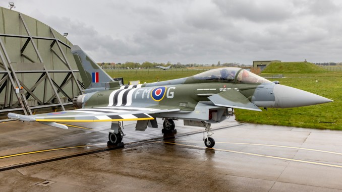 Het RAF Typhoon Display Team onthult nieuwe kleurstelling voor het displayseizoen 2024